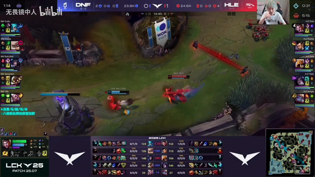 DB电子官网串疯了😝记得米勒看HLE狂抽DNF:小奶油沙皇胜率比zeka高,赢!